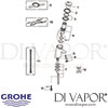 Grohe Public Self-Closing Basin Tap Spares